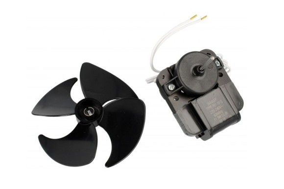 Motor ventilador no frost eje 3x28mm  c/cable