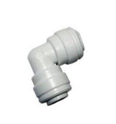 Racor union tubo frigo 1/4" - 1/4" codo 90