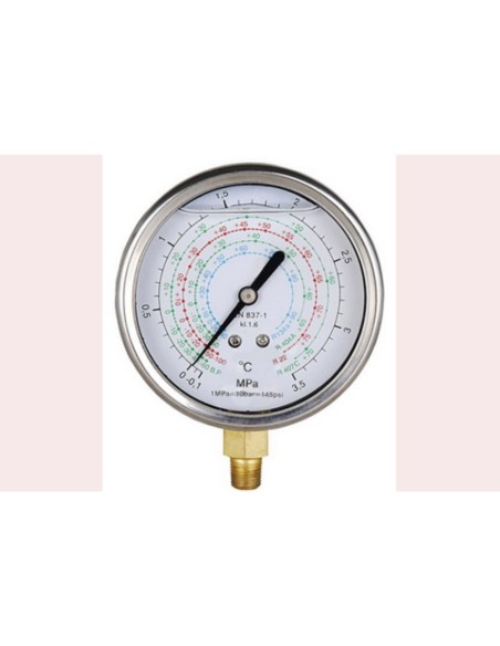 Manometro alta presion R134,404, 507 1/8 68 mm.