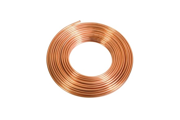 Tubo de cobre Halcor 1/4 0.81 mm. 15 mts.