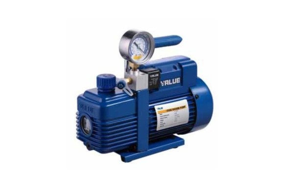 Bomba de vacio doble efecto c/solenoide-vacuometro