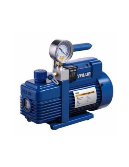 Bomba de vacio doble efecto c/solenoide-vacuometro