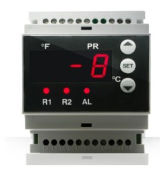 Termostato AKO-15226 2 reles 90x70x58 mm.