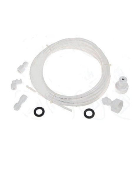 Kit conexion filtro agua frigo. Tubo + tuercas