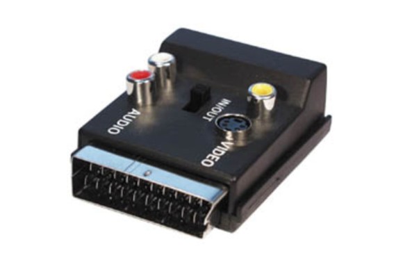 Conector Euroconector macho hembra 3 rCA