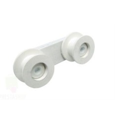 Rueda cesto lavavajillas Zanussi /Electrolux doble - 21ZN0017