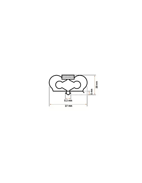 Burlete frigo Infrico ANDP1604 -1433x668mm