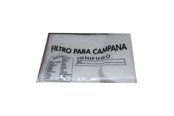 Filtro espuma campana extractora 90x45