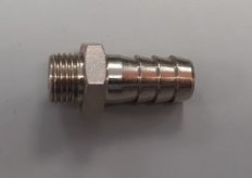 Racor portagoma 1/4" M -  tubo 12 mm