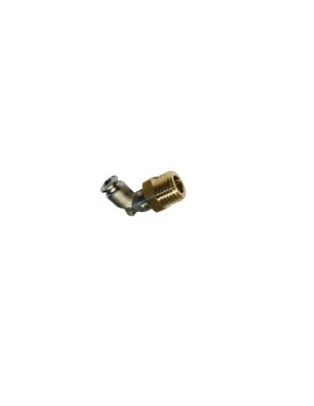 Racor codo 90 conex. rapida d:4 mm 1/8M+1/4M