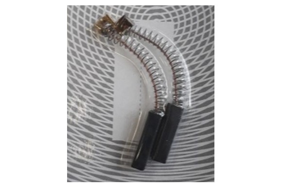 Juego 2 escobillas 6x8x25mm con muelle y cable