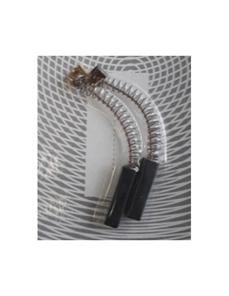 Juego 2 escobillas 6x8x25mm con muelle y cable