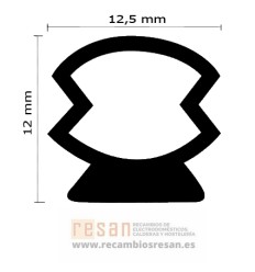 Junta tapa selladora Edesa L:1280mm