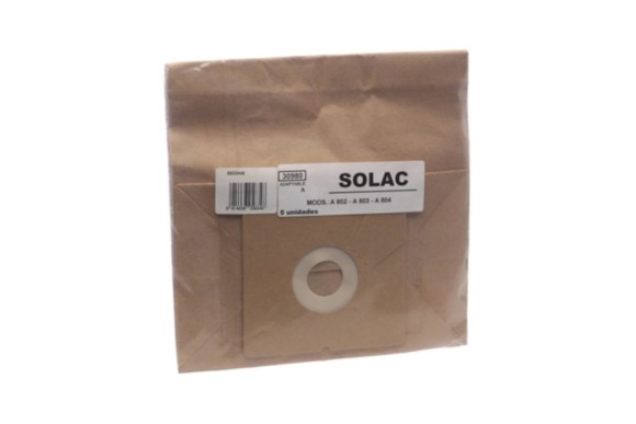 Bolsa aspirador Solac A802-A803-A804 (5 uds.)