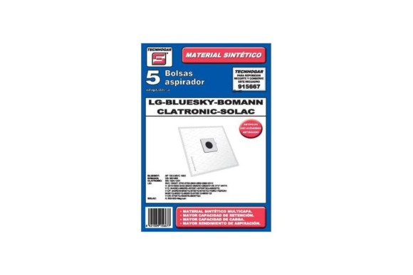 Bolsa aspirador LG T-2700/2900 tela