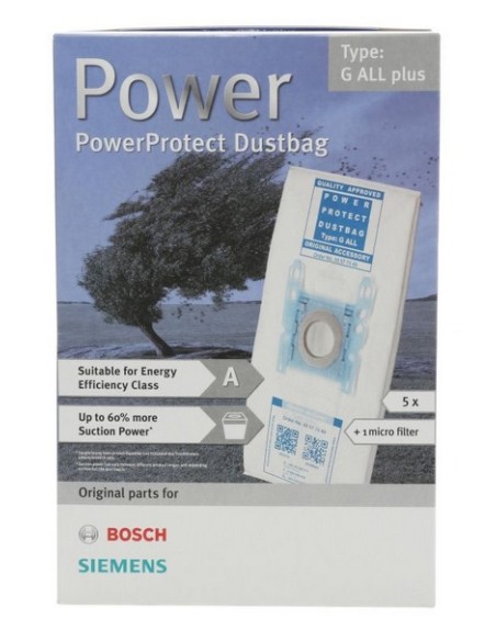 Bolsa aspirador Bosch G All - plastico 4+filtro