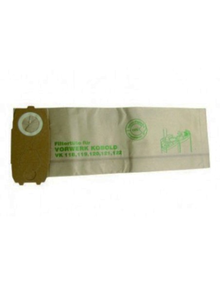 Bolsa aspirador Vorwerk VK118-119-120-121 5 uds.
