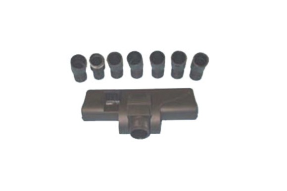 Cepillo universal aspiradora c/ruedas 7 acoples