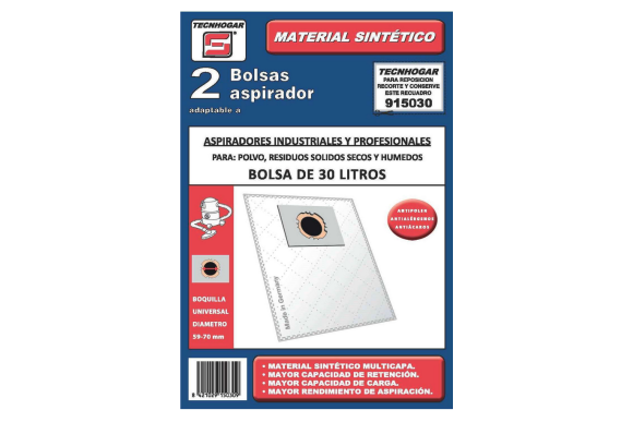 Bolsa industrial 30 litros 420x360 (2 uds)