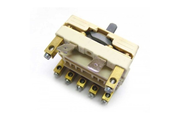 Conmutador horno ceramica 7P terminal faston/torni