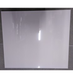 Cubreencimera vitro cuadrada blanca lisa 60x52