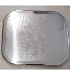 Cubreencimera vitro acero tomates 59x50x2 cm *TARA