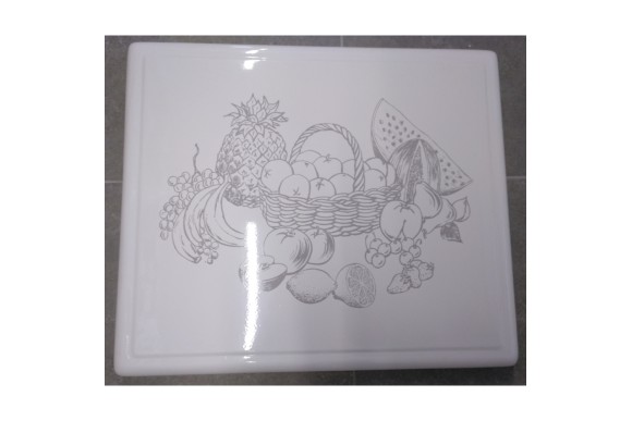 Cubreencimera vitro blanco fruta 60x51x2