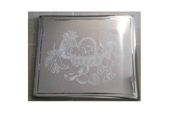 Cubreencimera gas cuadrada inox 608x515x50 interio