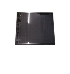 Cubreencimera gas cuadrada cristal negra