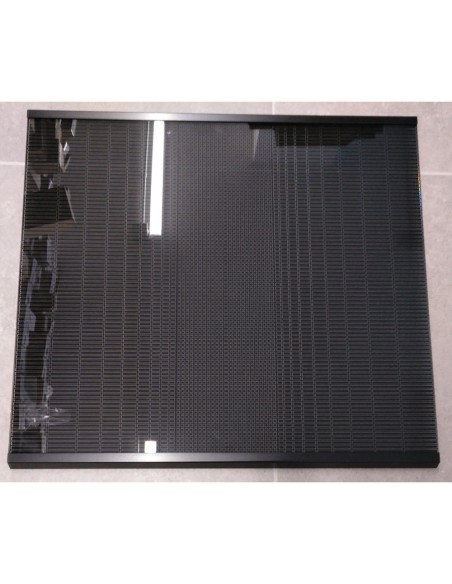 Cubreencimera vitro cuadrada cristal negra 59x53