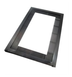 Marco microondas negro 595x400mm