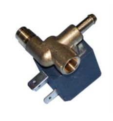 Electrovalvula 4W 230V 1/8M - tubo 90º izqda + man
