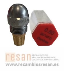 Boquilla gasoil Danfoss 0.60 80º HFD