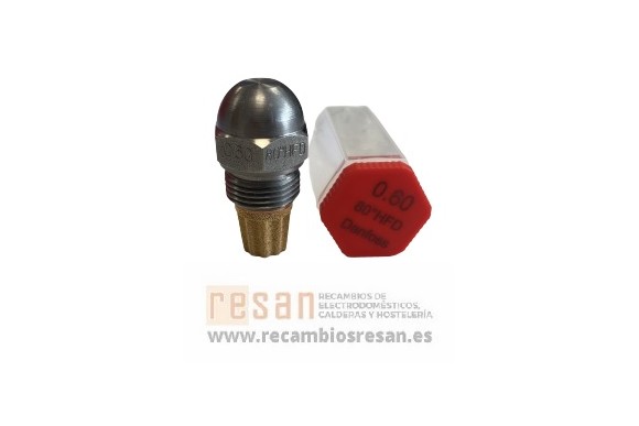 Boquilla gasoil Danfoss 0.60 80º HFD