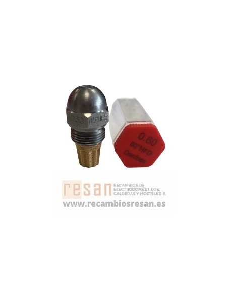 Boquilla gasoil Danfoss 0.60 80º HFD