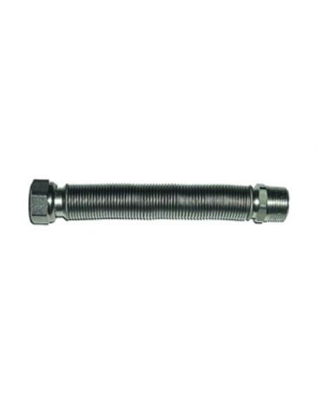 Latiguillo extensible de acero 1/2 M-H 175 400mm.