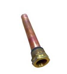 Vaina 15x16 100mm cobre 3 bulbos 1/2" laton