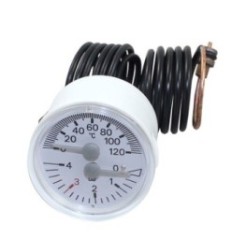 Termohidrometro 0-120° 0-4 bar 42mm