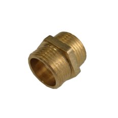 Racord de laton 3/4 m x 3/4 m