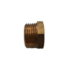 Racord de laton 3/4 m x 1/2 h corto