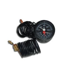 Termohidrometro 0-120°/0-6bar d.52mm. 1/4 m
