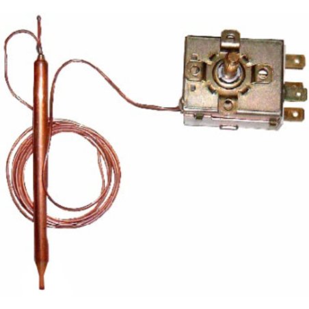 Termostato regulable 0-90º bulbo 1m. 15a
