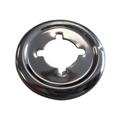 Caratula embellecedora cromada para mando