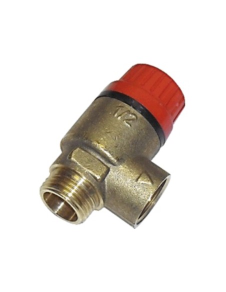 Valvula de seguridad 1/2 M-H 3 bar codo 90° *