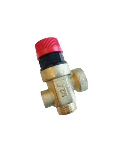 Valvula de seguridad 1/2 M-H 3 bar toma 1/4h mano