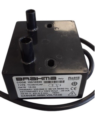 Transformador Brahma 2x12kv TC2SVCAF salida vertical (tornillo)