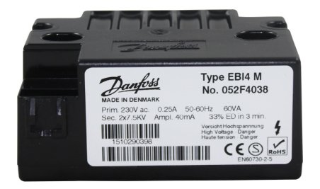 Transformador Danfoss EBI M 2x7.5Kv * ver 052F4030