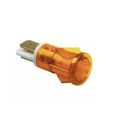Piloto naranja 12mm 230v