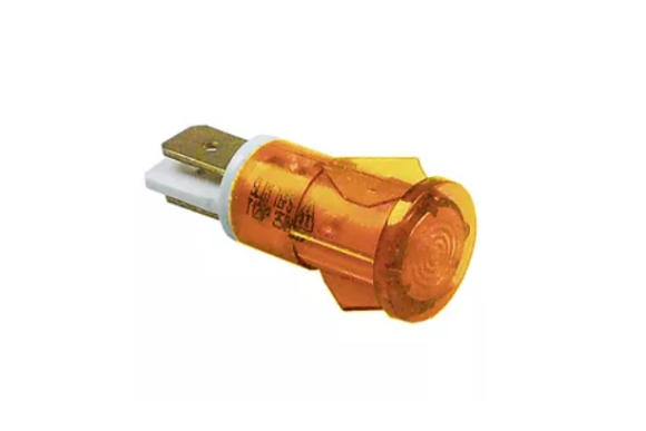 Piloto naranja 12mm 230v