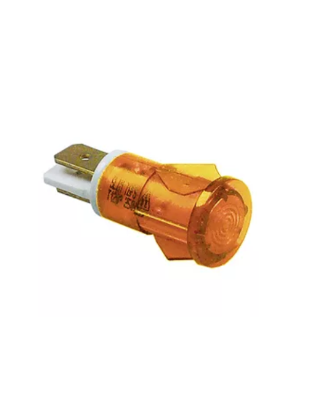 Piloto naranja 12mm 230v